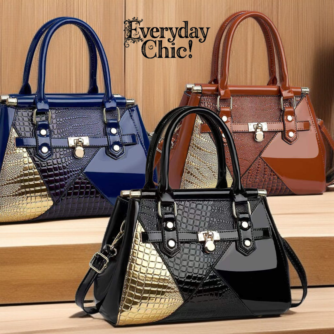 Everyday Chic Patchwork Satchel