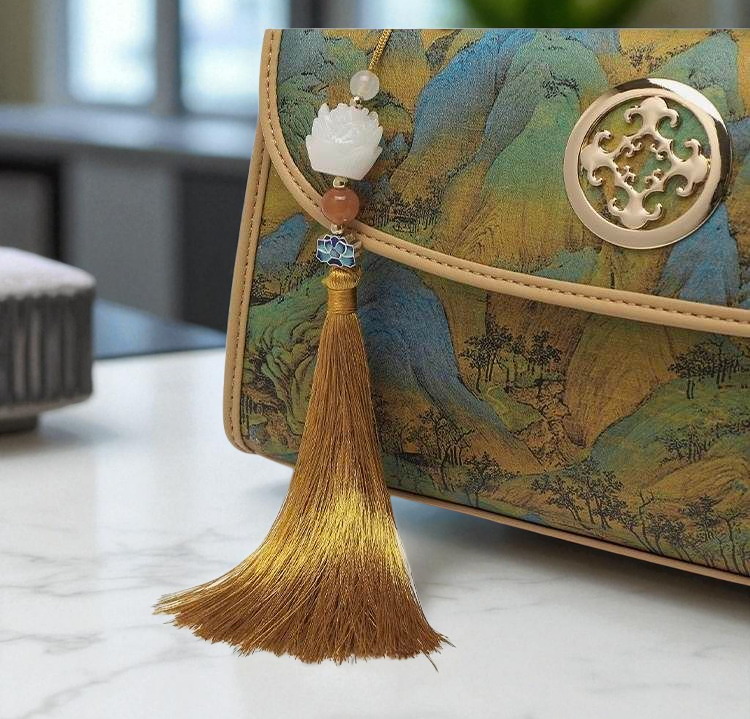 Imperial Brushstroke Bamboo Bag
