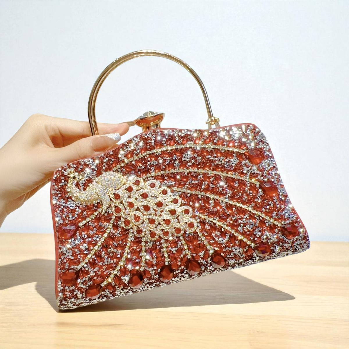 Regal Radiance Crystal Clutch