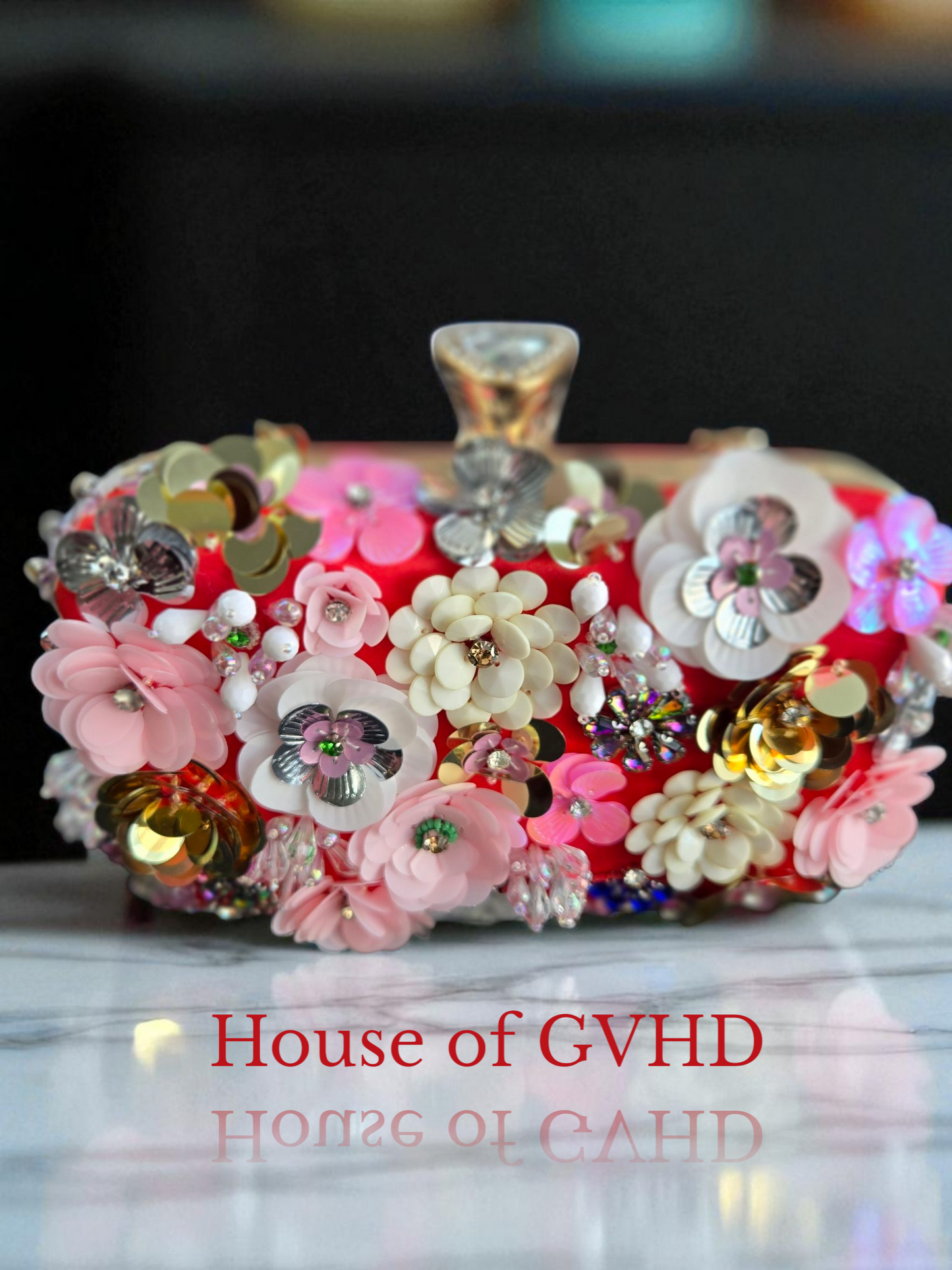 Bloom Couture Embellished Clutch