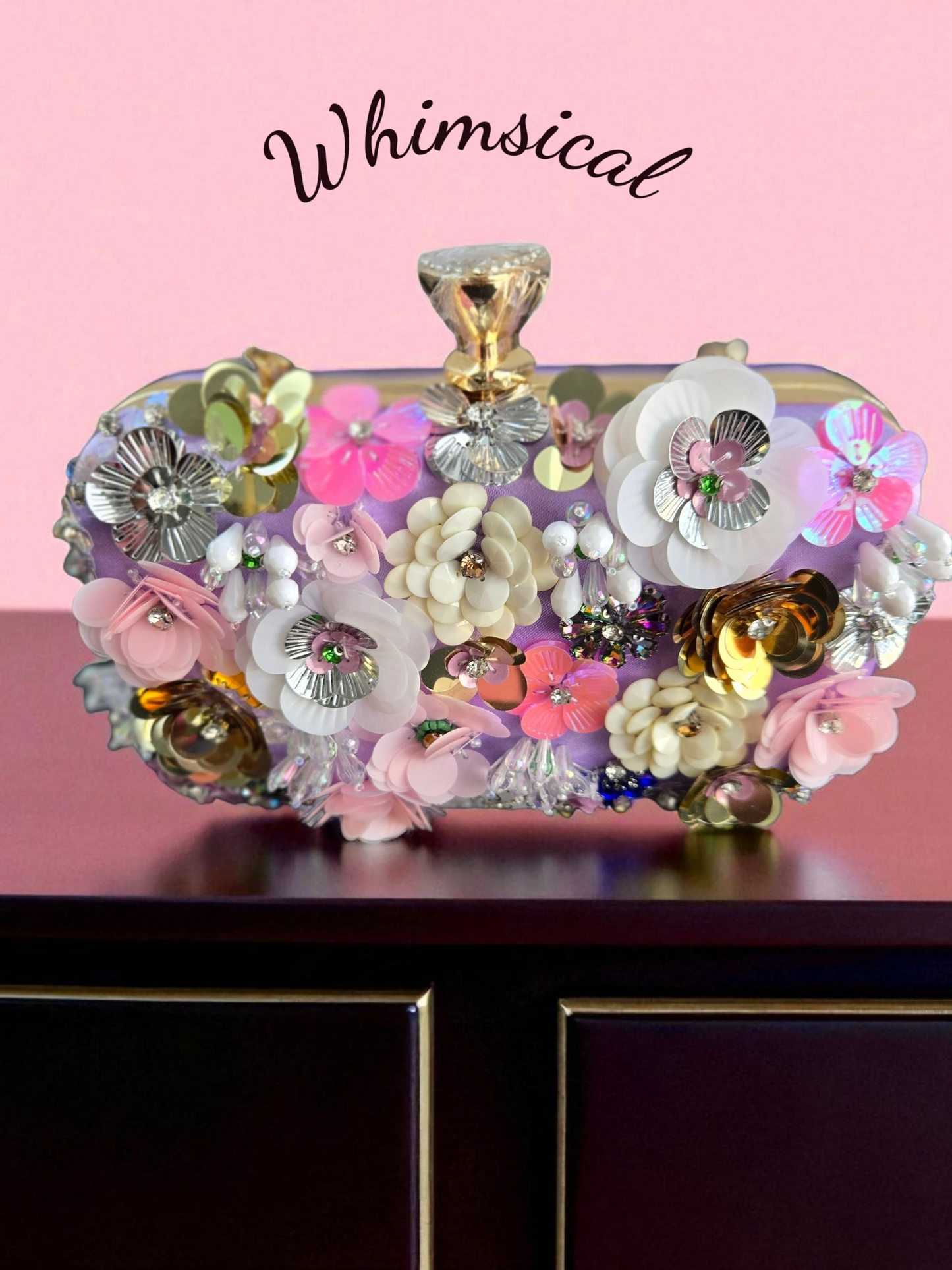 Bloom Couture Embellished Clutch