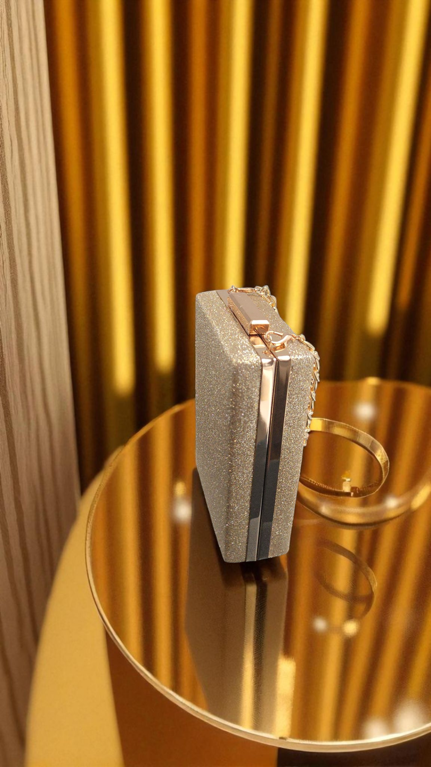 Stardust Glam Box Clutch