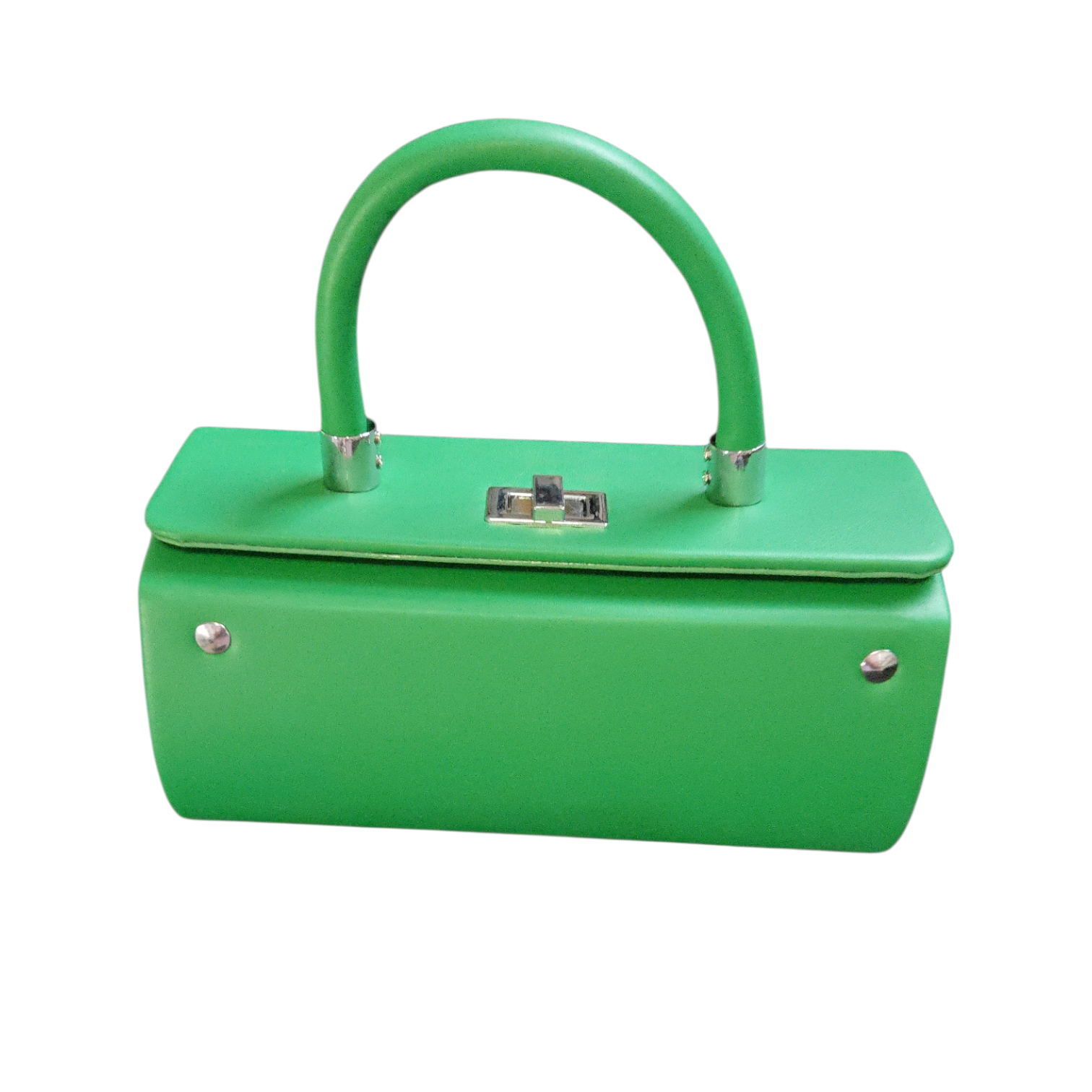 Emerald Box Top-Handle Handbag – Modern Structured Mini Purse