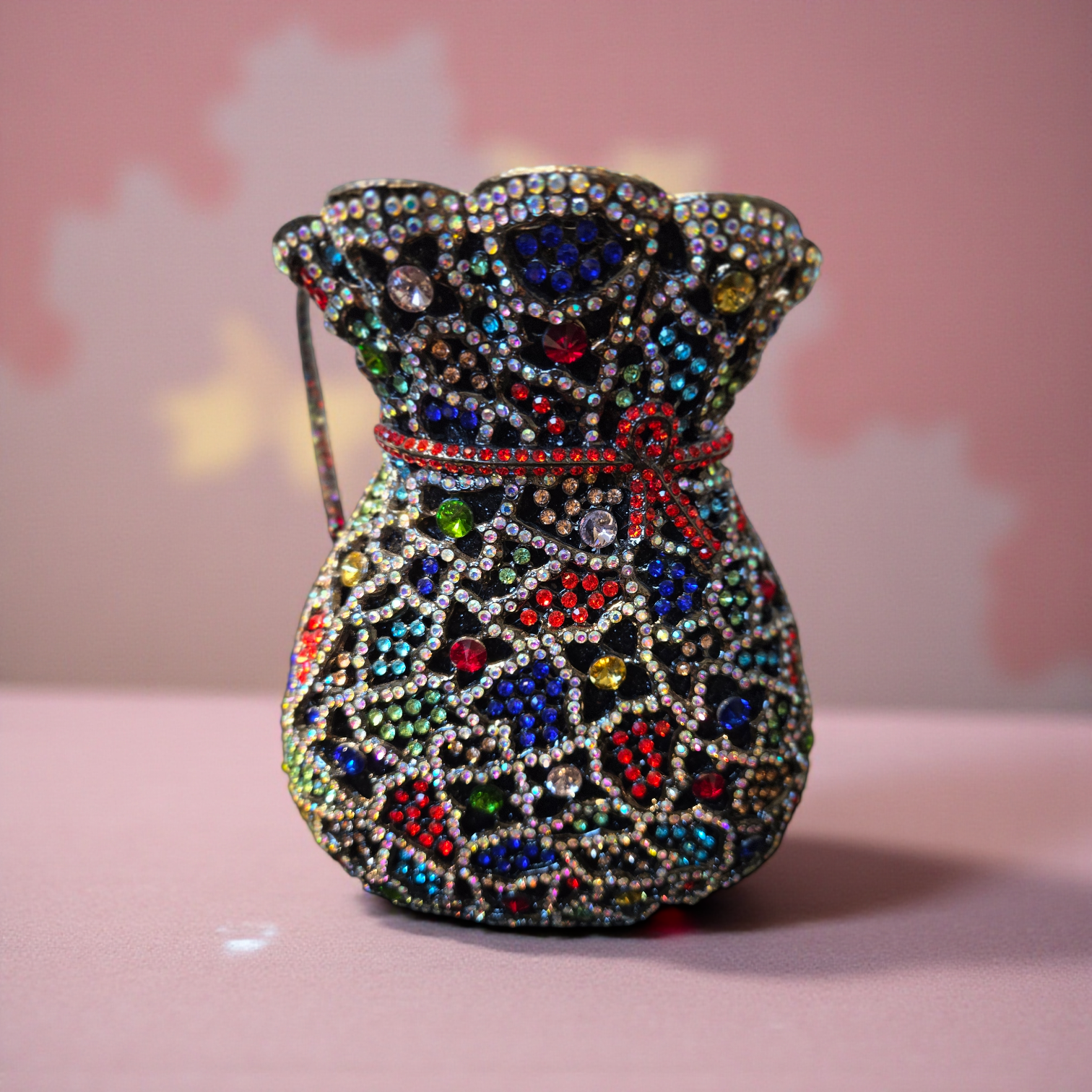 Couture Gown Crystal Clutch – Dress-Shaped Evening Bag