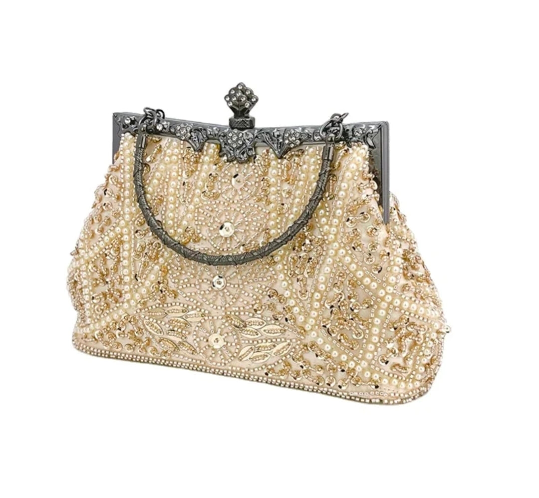 Royal Heirloom Pearl Clutch
