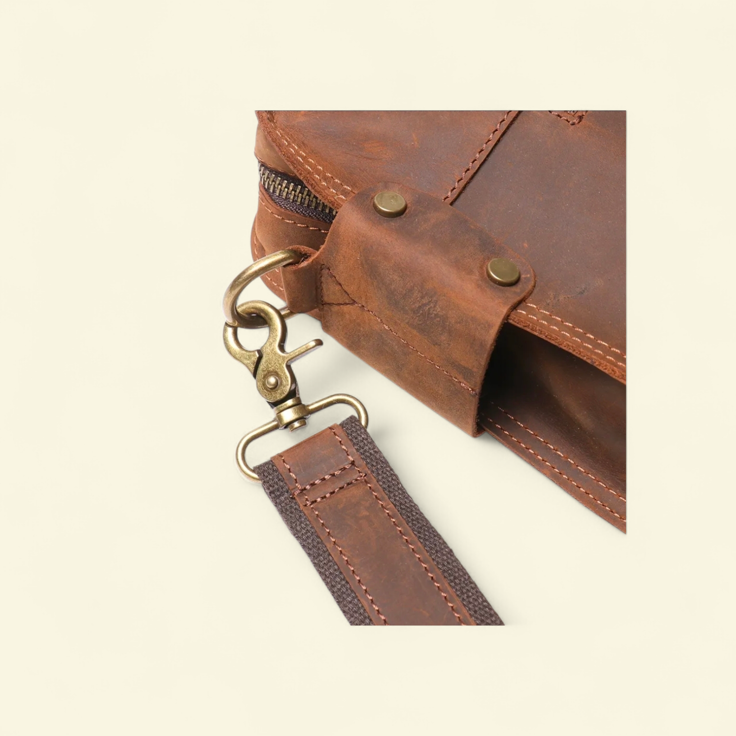 Atlas Heritage Leather Briefcase – Executive Work & Travel Bag