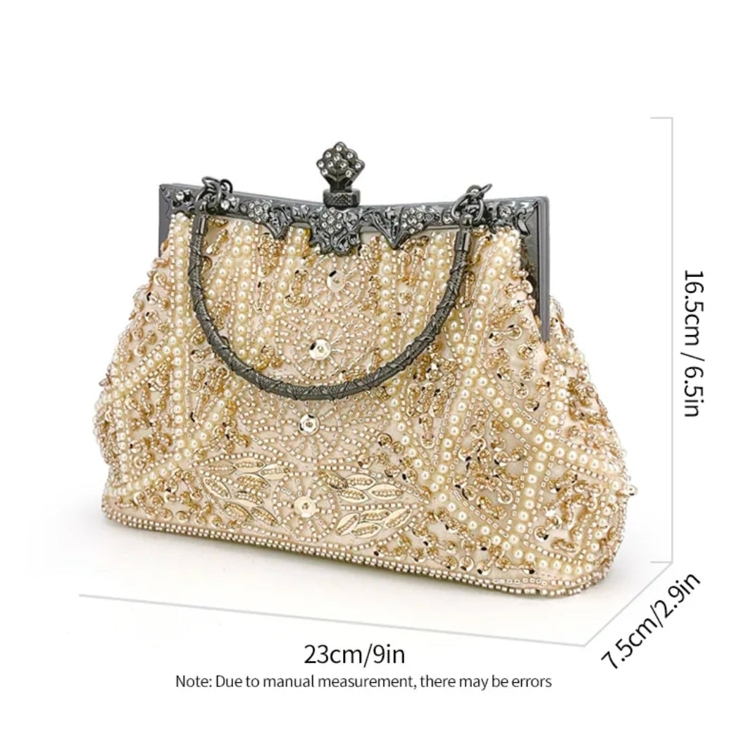 Royal Heirloom Pearl Clutch