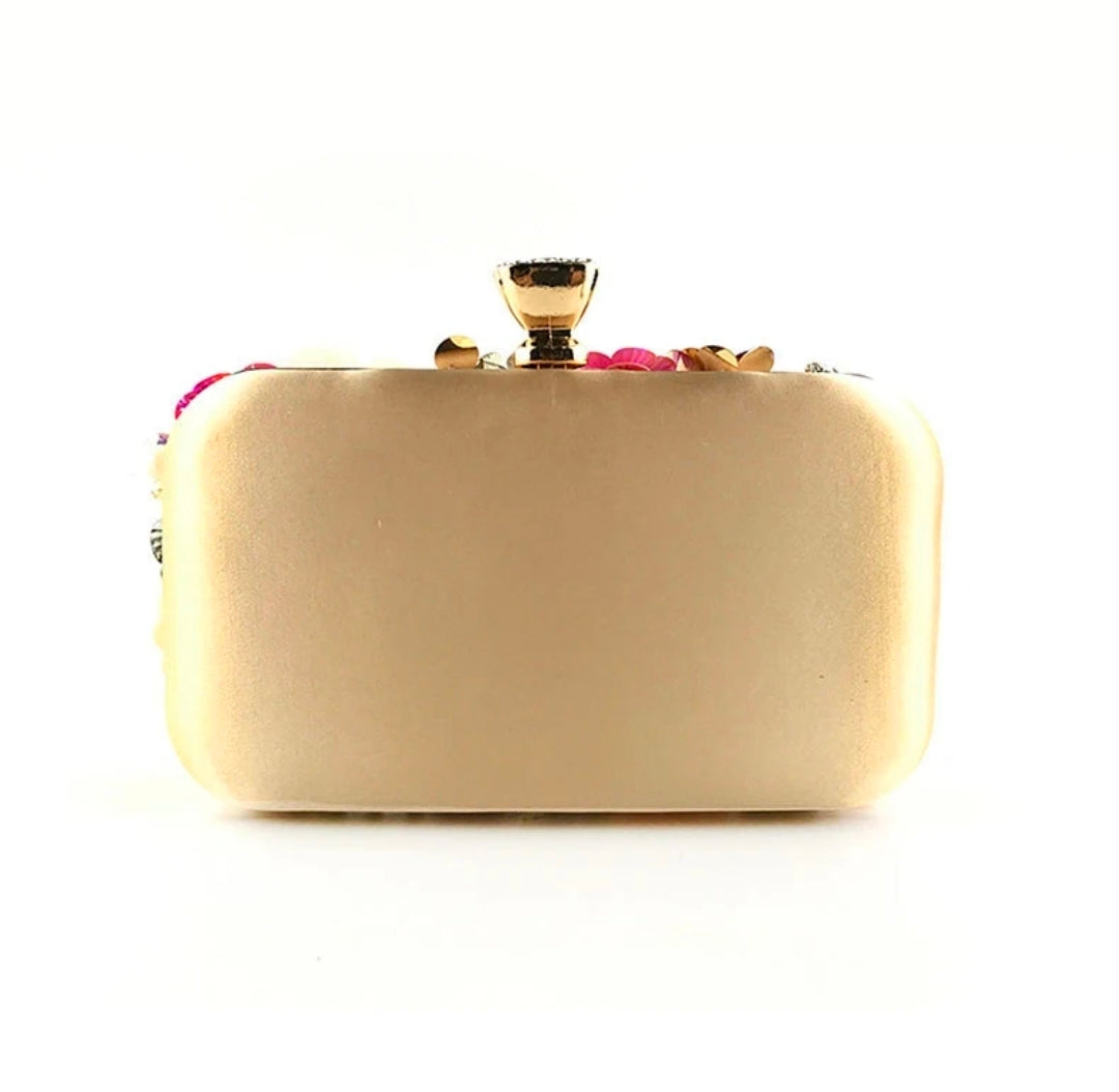 Bolso de mano adornado Bloom Couture