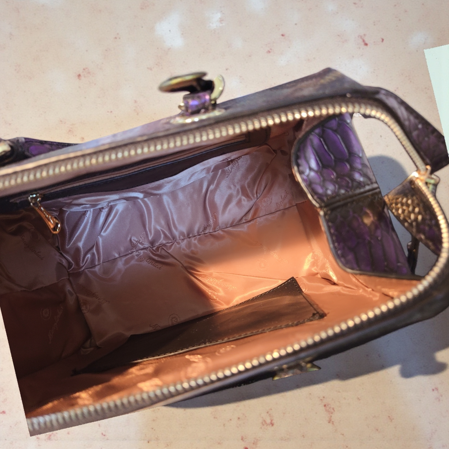 Amara Python-Embossed Structured Satchel β Luxury Statement Handbag