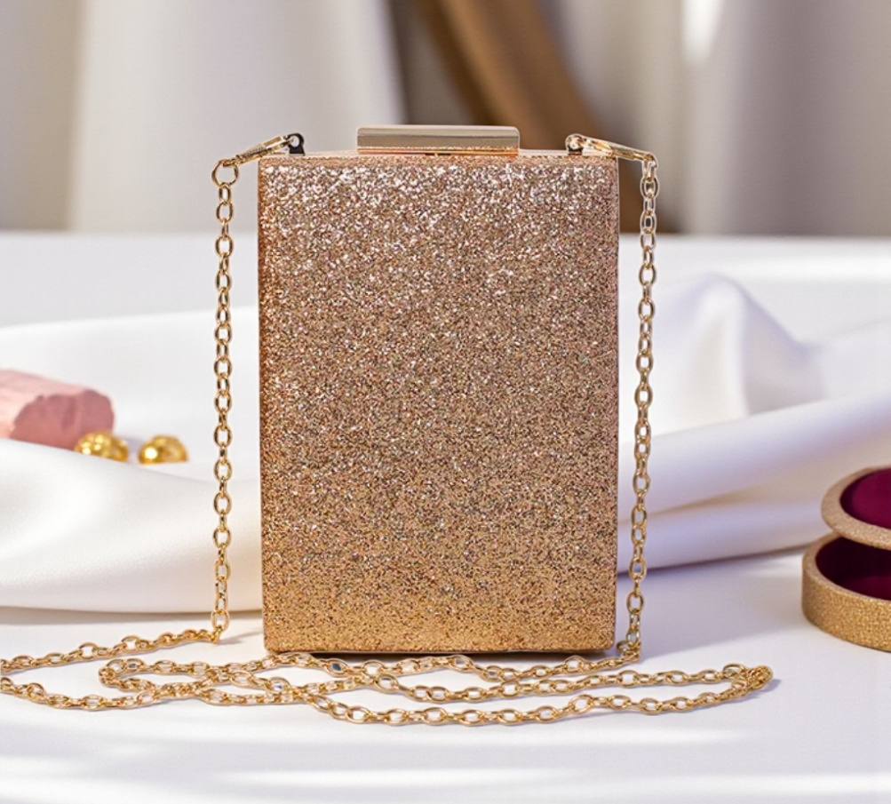 Stardust Glam Box Clutch