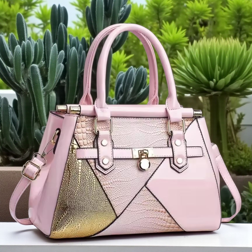 Everyday Chic Patchwork Satchel