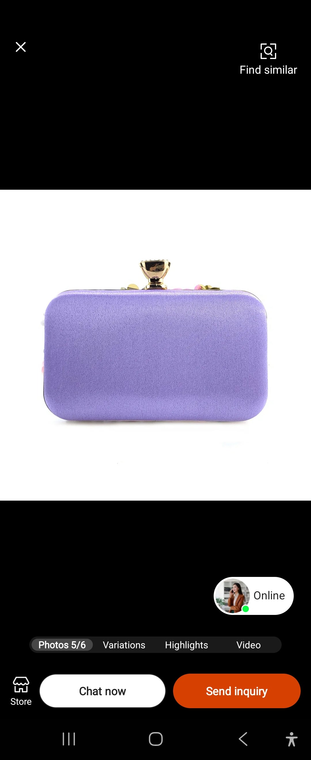 Bloom Couture Embellished Clutch