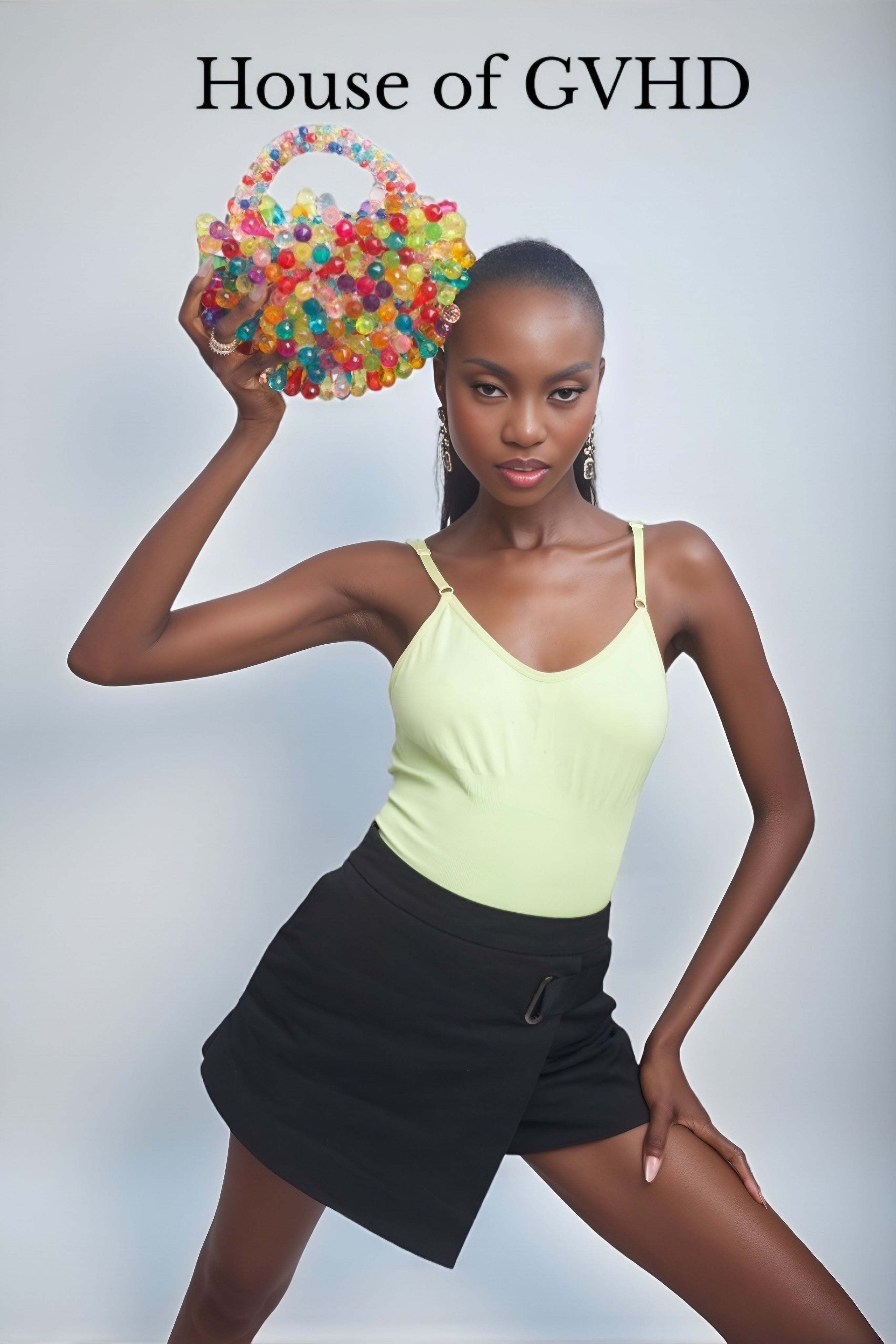 Prismatic Jewel Crystal Mini Bag – Multicolor Beaded Statement Handbag