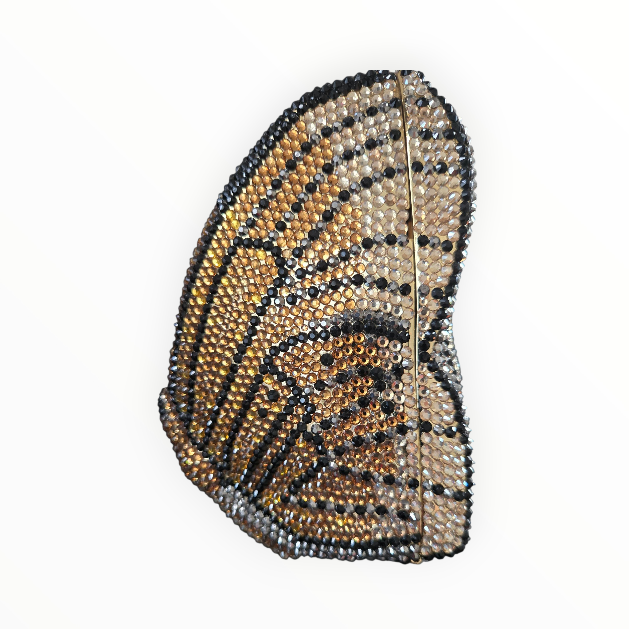 Crystal Butterfly Wing Clutch – Luxury Multicolor Statement Bag