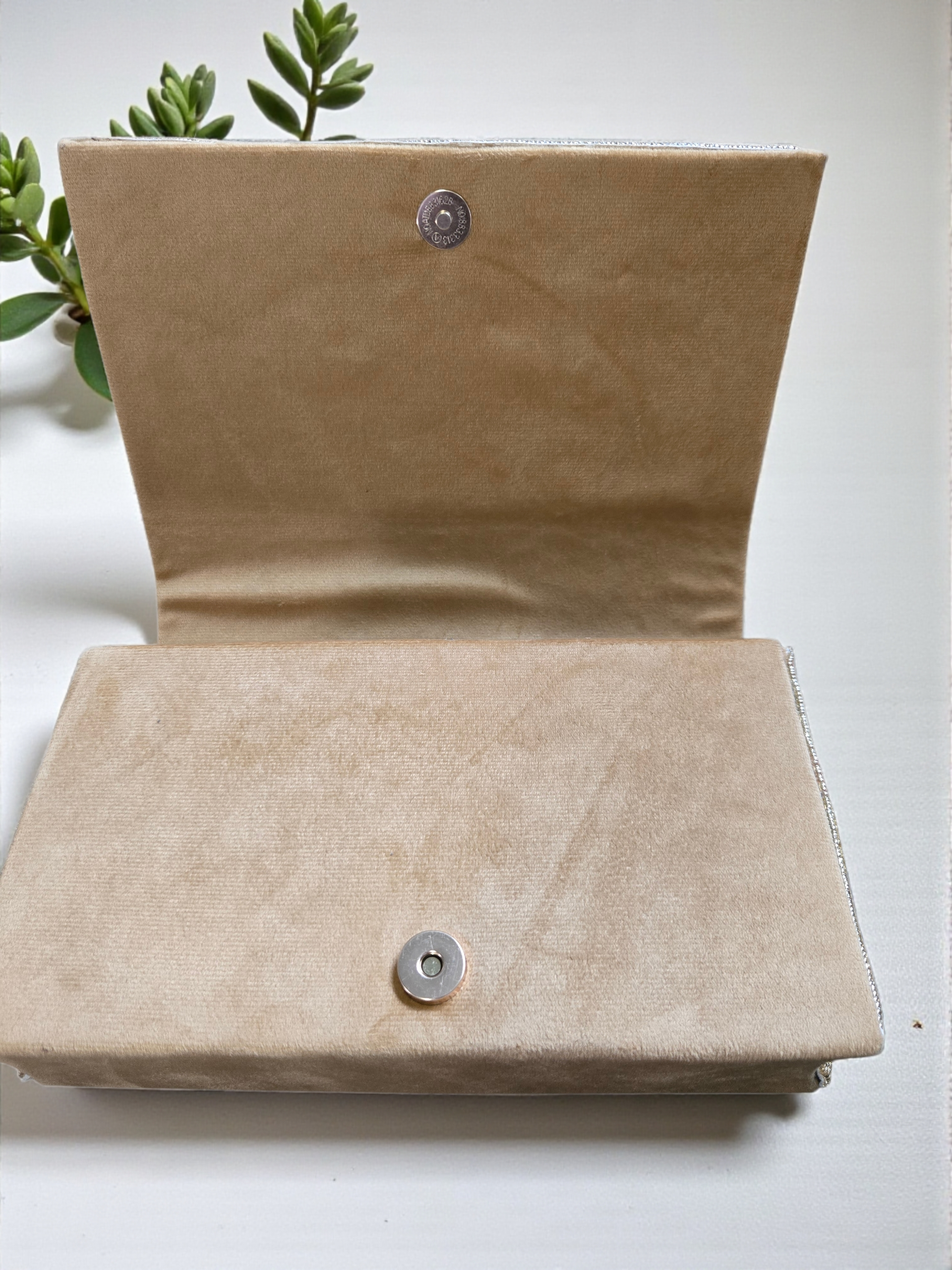 Luxury Floral Sequin Shoulder Bag