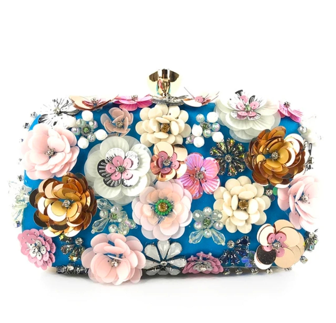 Bloom Couture Embellished Clutch