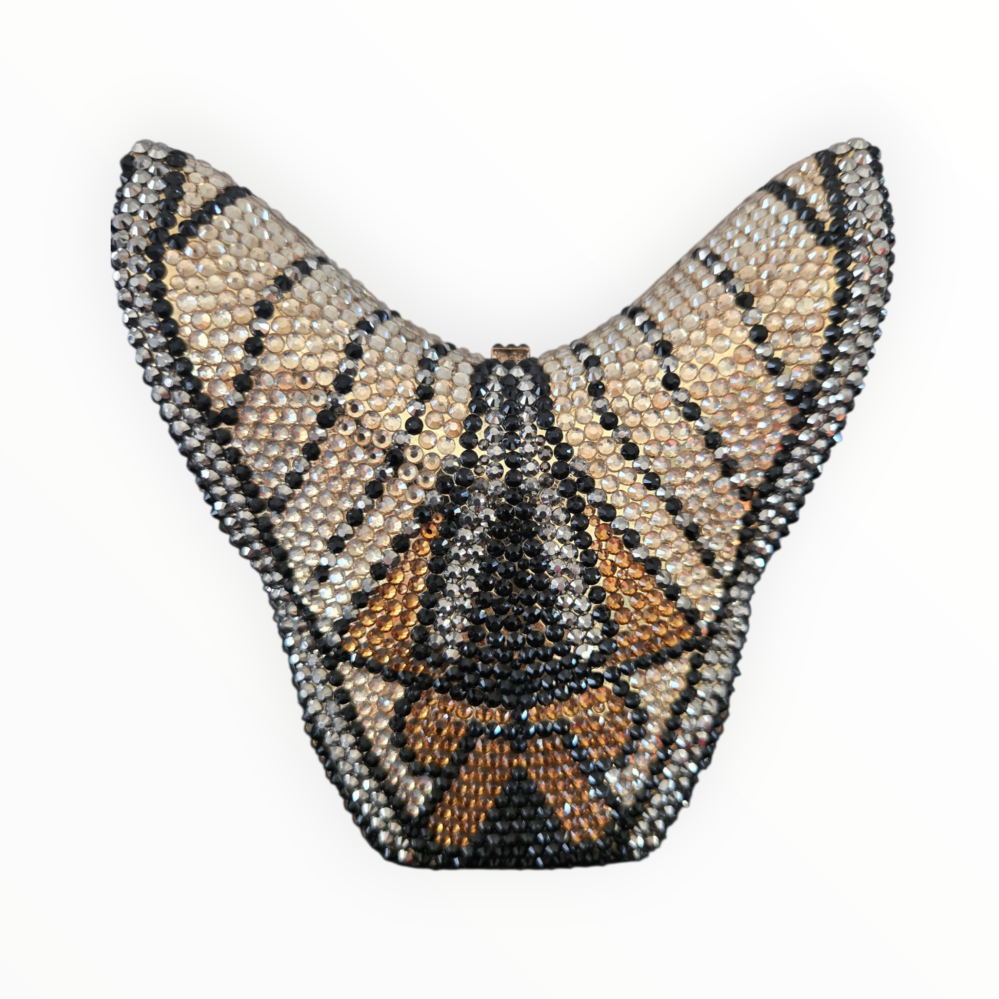 Crystal Butterfly Wing Clutch – Luxury Multicolor Statement Bag