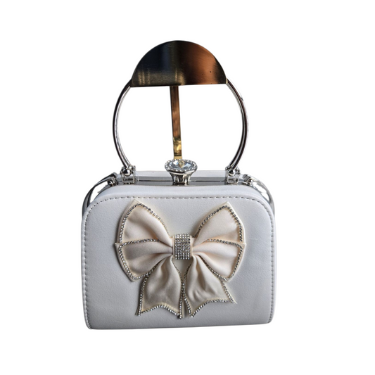 Diamond Bow Grace Clutch