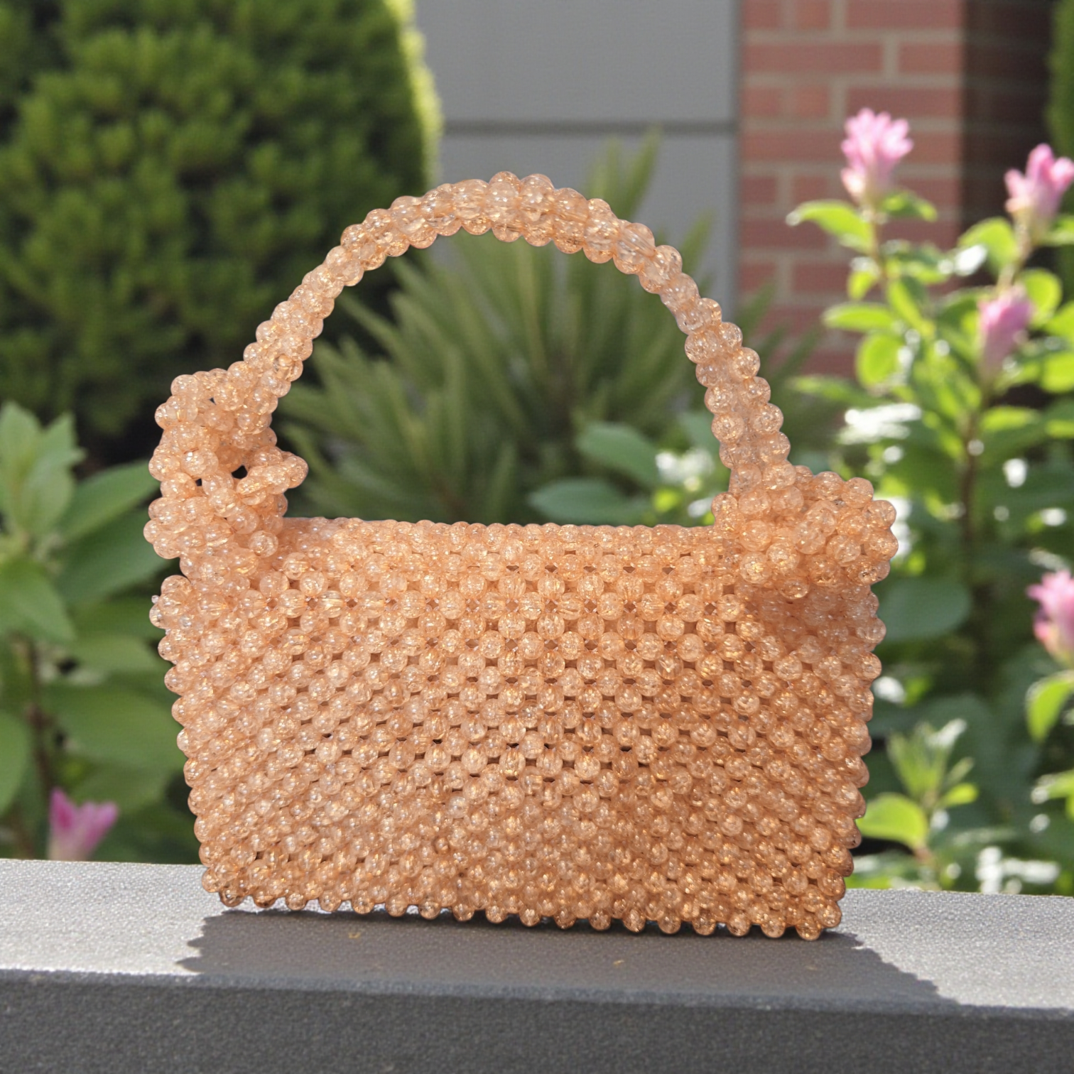 Aurora Tassel Beaded Mini Handbag – Handcrafted Statement Purse