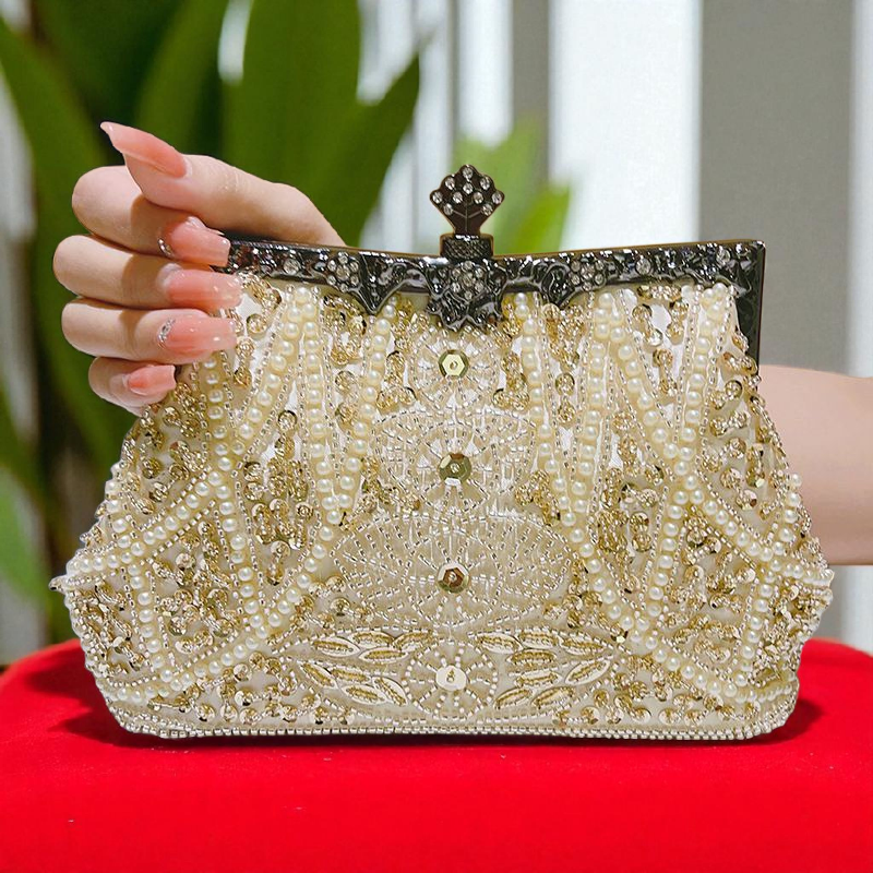 Royal Heirloom Pearl Clutch