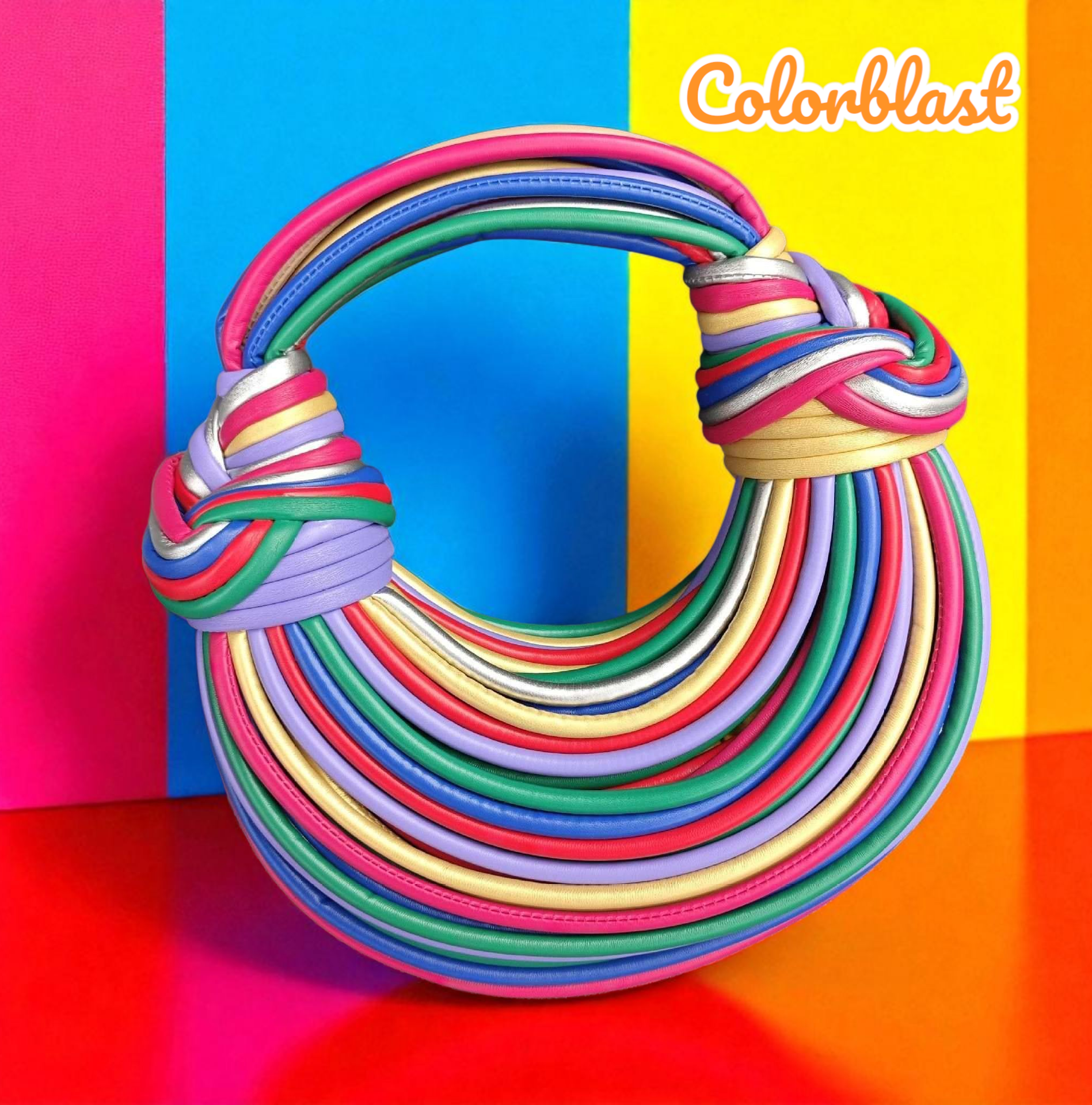 Colorburst Sculptural Shoulder Bag