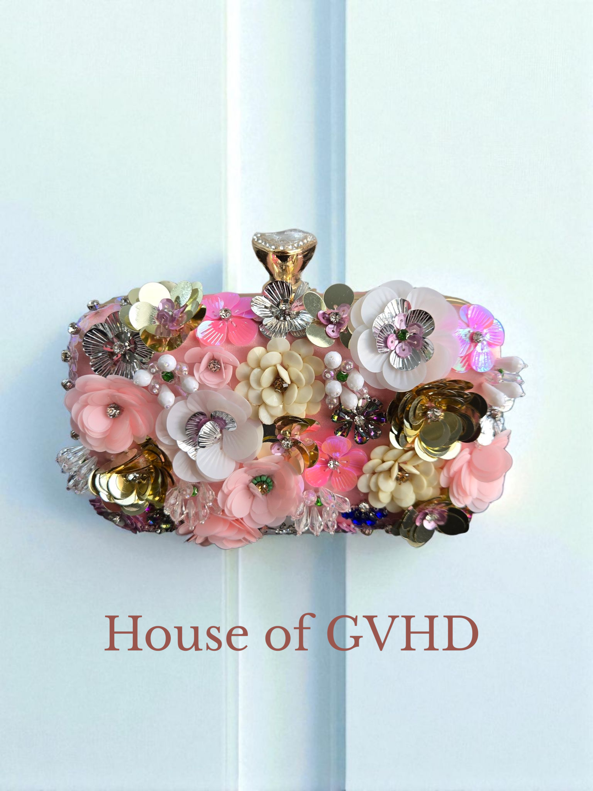 Bolso de mano adornado Bloom Couture