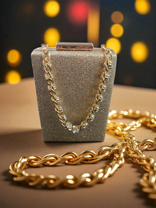 Stardust Glam Box Clutch