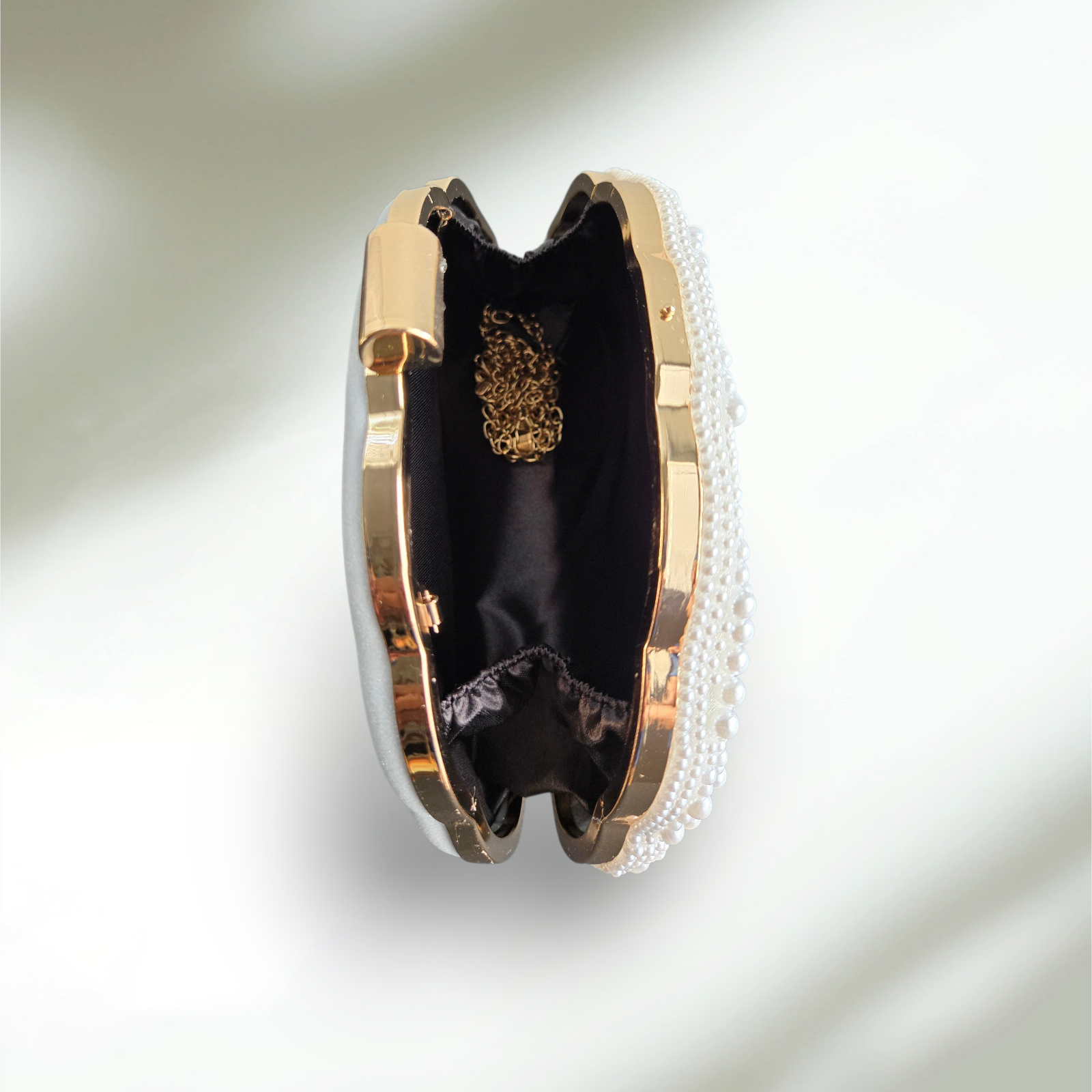 Pearl Petal Elegance Clutch