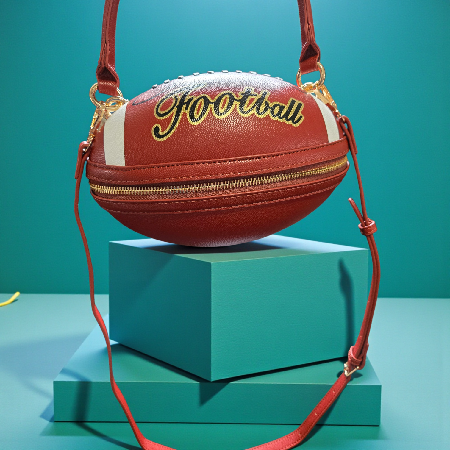 Football Crossbody Handbag – Playful Luxury Statement Bag