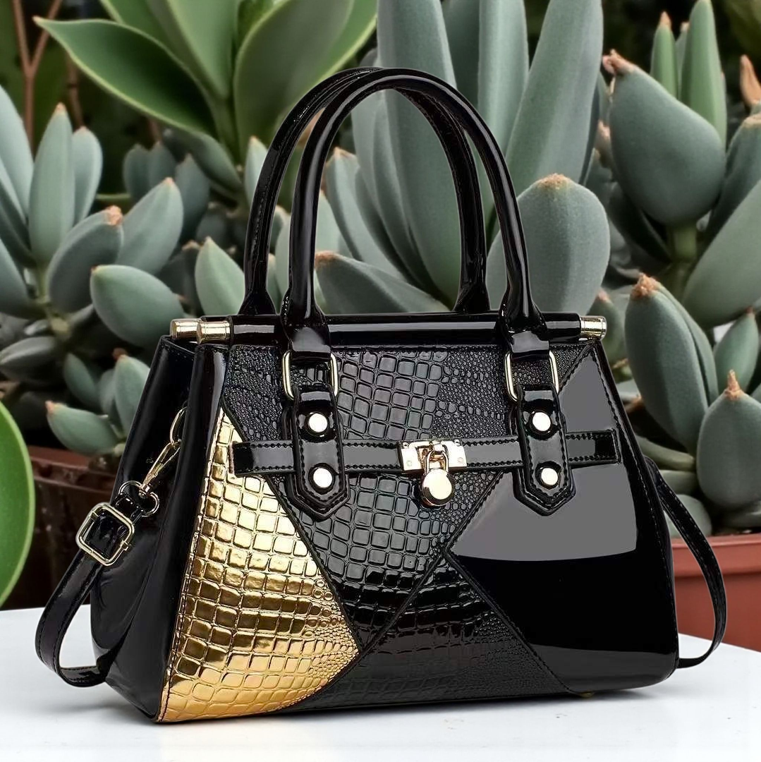 Everyday Chic Patchwork Satchel