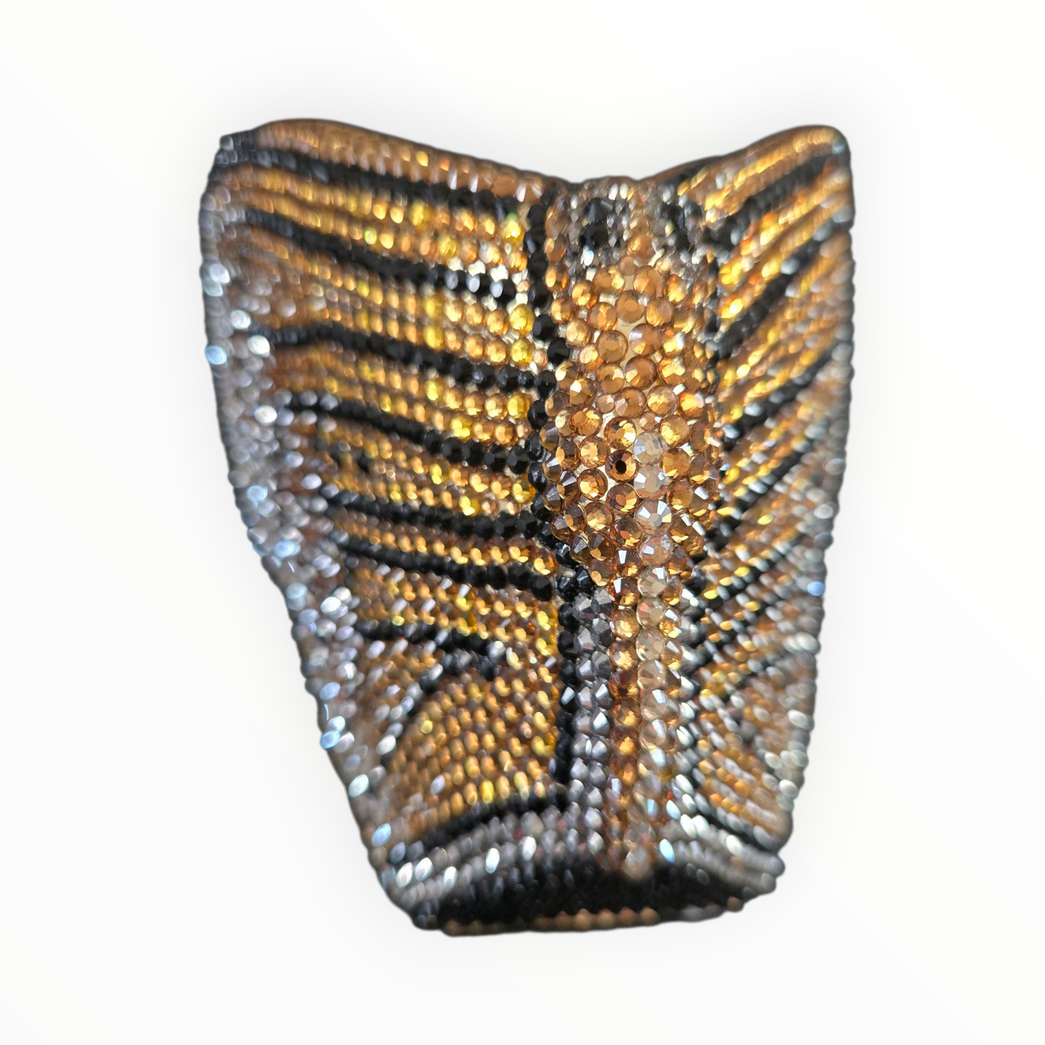 Crystal Butterfly Wing Clutch – Luxury Multicolor Statement Bag
