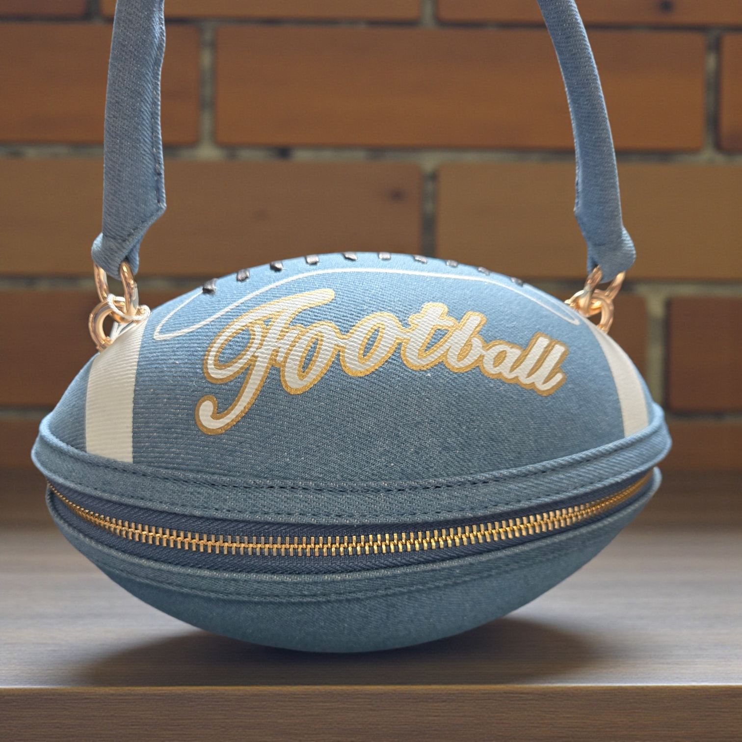 Football Crossbody Handbag – Playful Luxury Statement Bag