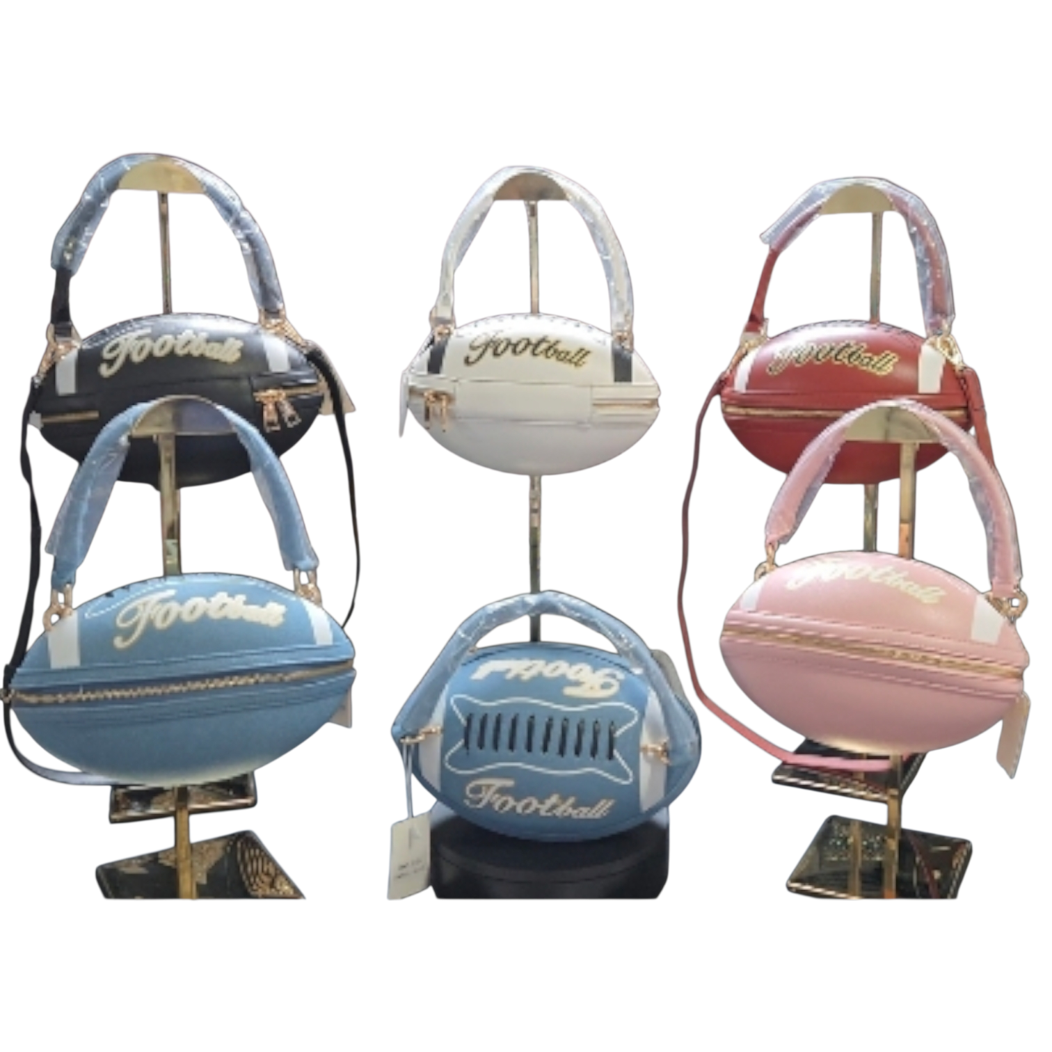 Football Crossbody Handbag – Playful Luxury Statement Bag