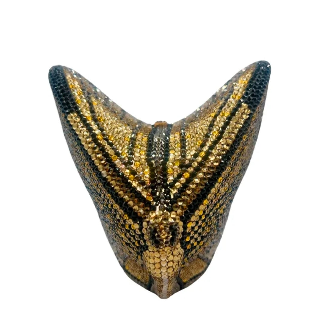 Crystal Butterfly Wing Clutch – Luxury Multicolor Statement Bag