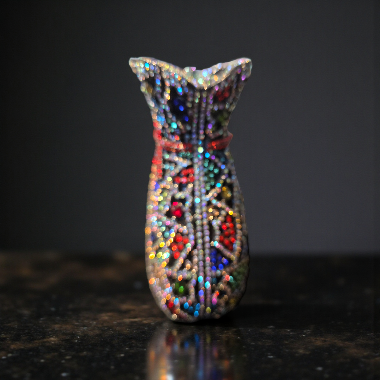 Couture Gown Crystal Clutch – Dress-Shaped Evening Bag