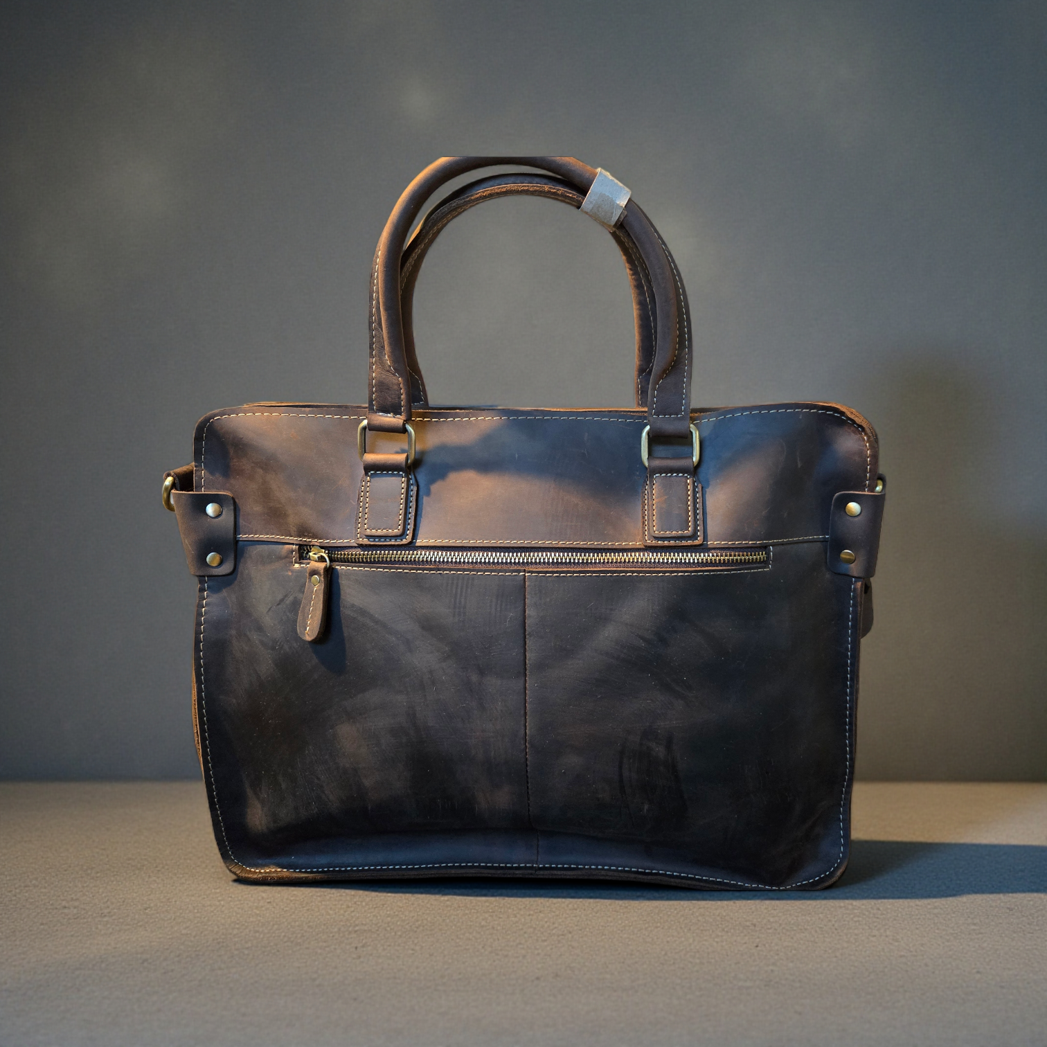 Atlas Heritage Leather Briefcase – Executive Work & Travel Bag