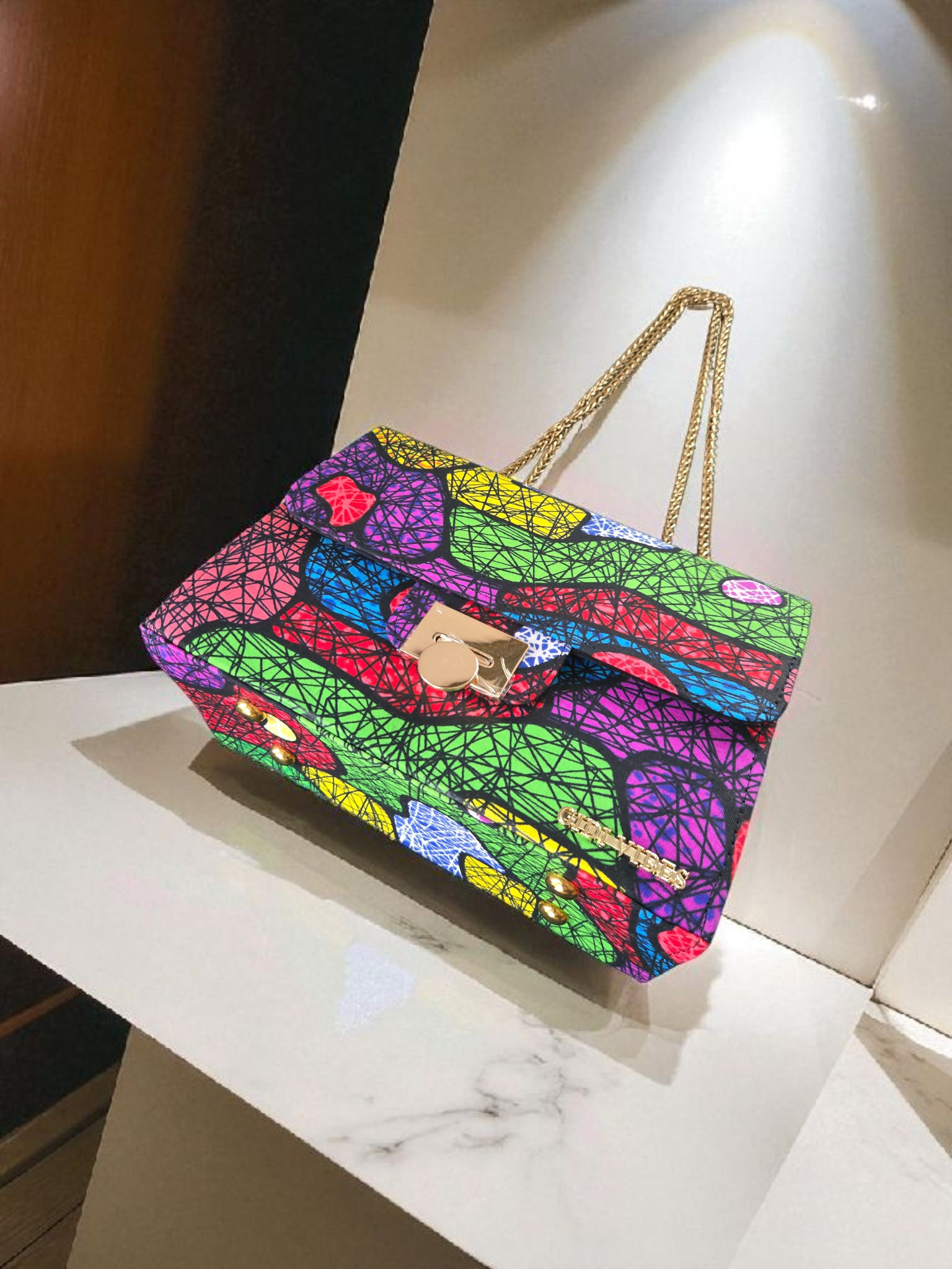 Gidi Vibes Ankara Print Clutch – Colorful African Heritage Bag