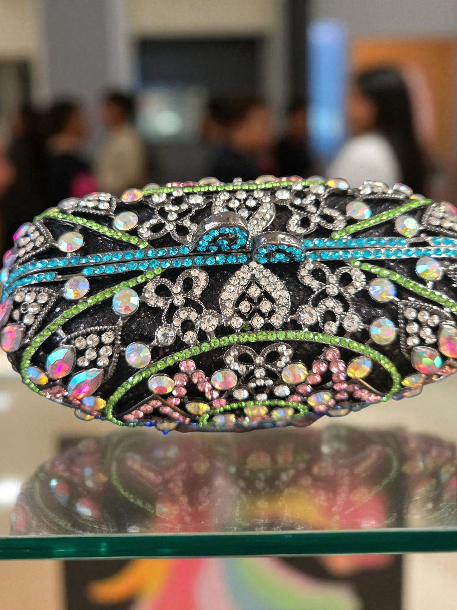 Luxury Jeweled Clutch Purse – Crystal Embellished Evening Bag