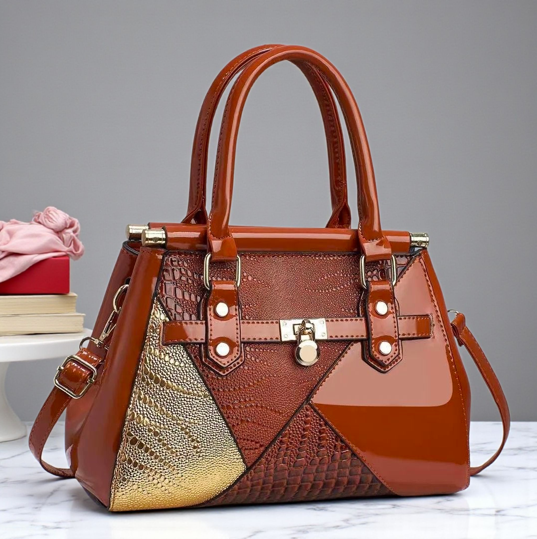 Everyday Chic Patchwork Satchel
