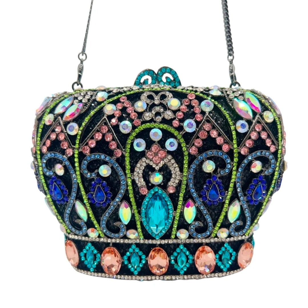 Luxury Jeweled Clutch Purse – Crystal Embellished Evening Bag