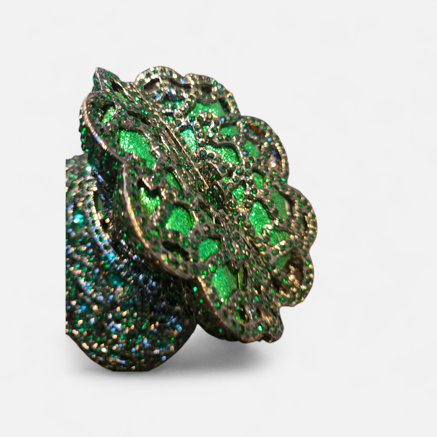 Couture Gown Crystal Clutch – Dress-Shaped Evening Bag