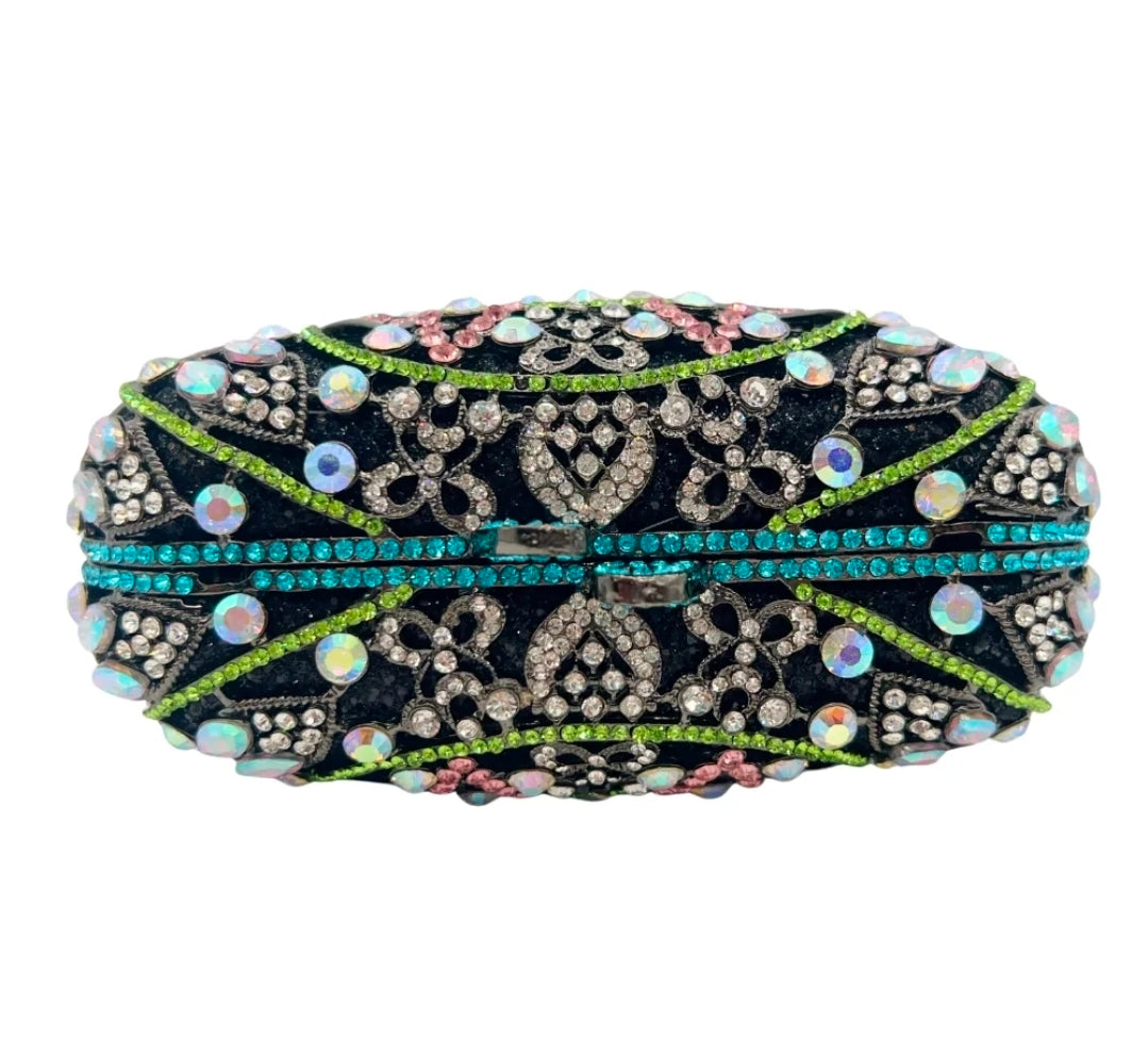 Luxury Jeweled Clutch Purse – Crystal Embellished Evening Bag