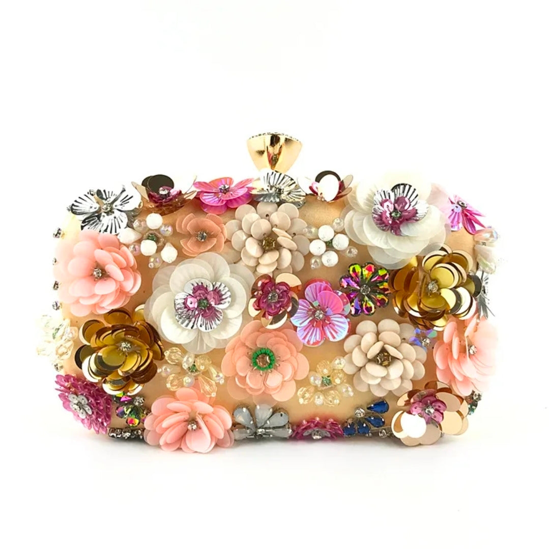 Bolso de mano adornado Bloom Couture