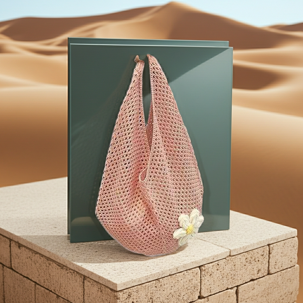 حقيبة يد من الكروشيه بتصميم ديزي بريز